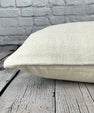 16 x 24 Hemp Pillow Turkish Cushion Natural White Pillow Cushion Cover #6162