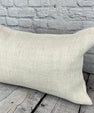 16 x 24 Hemp Pillow Turkish Cushion Natural White Pillow Cushion Cover #6188