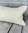 16 x 24 Hemp Pillow Turkish Cushion Natural White Pillow Cushion Cover #6119