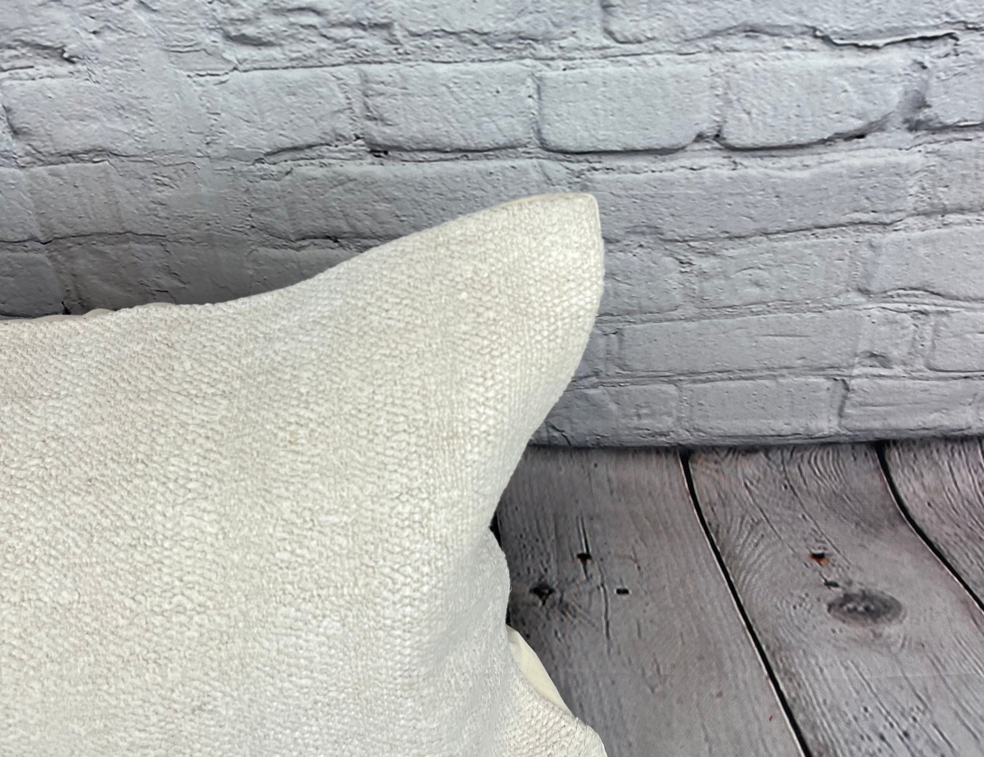 16 x 24 Hemp Pillow Turkish Cushion Natural White Pillow Cushion Cover #6119