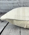16 x 24 Hemp Pillow Turkish Cushion Natural White Pillow Cushion Cover #6191