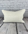 16 x 24 Hemp Pillow Turkish Cushion Natural White Pillow Cushion Cover #6190