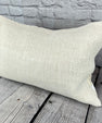 16 x 24 Hemp Pillow Turkish Cushion Natural White Pillow Cushion Cover #6190