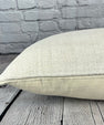 16 x 24 Hemp Pillow Turkish Cushion Natural White Pillow Cushion Cover #6190