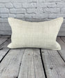 16 x 24 Hemp Pillow Turkish Cushion Natural White Pillow Cushion Cover #6164