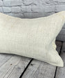 16 x 24 Hemp Pillow Turkish Cushion Natural White Pillow Cushion Cover #6164