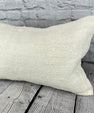 16 x 24 Hemp Pillow Turkish Cushion Natural White Pillow Cushion Cover #6206