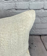 16 x 24 Hemp Pillow Turkish Cushion Natural White Pillow Cushion Cover #6143