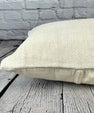16 x 24 Hemp Pillow Turkish Cushion Natural White Pillow Cushion Cover #6144