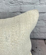 16 x 24 Hemp Pillow Turkish Cushion Natural White Pillow Cushion Cover #6145