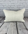 16 x 24 Hemp Pillow Turkish Cushion Natural White Pillow Cushion Cover #6151