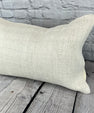 16 x 24 Hemp Pillow Turkish Cushion Natural White Pillow Cushion Cover #6151