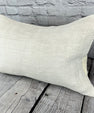 16 x 24 Hemp Pillow Turkish Cushion Natural White Pillow Cushion Cover #6150