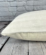 16 x 24 Hemp Pillow Turkish Cushion Natural White Pillow Cushion Cover #6150