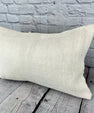 16 x 24 Hemp Pillow Turkish Cushion Natural White Pillow Cushion Cover #6149