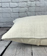 16 x 24 Hemp Pillow Turkish Cushion Natural White Pillow Cushion Cover #6148