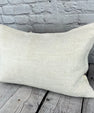 16 x 24 Hemp Pillow Turkish Cushion Natural White Pillow Cushion Cover #6147