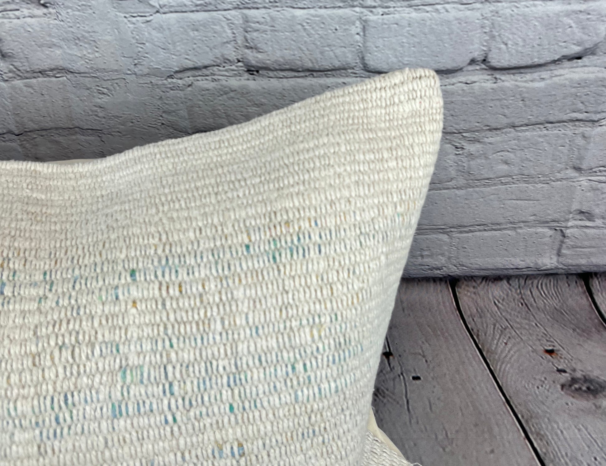 16 x 24 Hemp Pillow Turkish Cushion Natural White Pillow Cushion Cover #6125