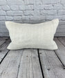 16 x 24 Hemp Pillow Turkish Cushion Natural White Pillow Cushion Cover #6117