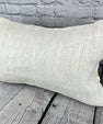 16 x 24 Hemp Pillow Turkish Cushion Natural White Pillow Cushion Cover #6117