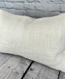 16 x 24 Hemp Pillow Turkish Cushion Natural White Pillow Cushion Cover #6118