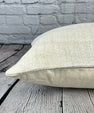 16 x 24 Hemp Pillow Turkish Cushion Natural White Pillow Cushion Cover #6136