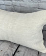 16 x 24 Hemp Pillow Turkish Cushion Natural White Pillow Cushion Cover #6142