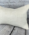 16 x 24 Hemp Pillow Turkish Cushion Natural White Pillow Cushion Cover #6098