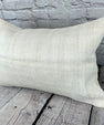 16 x 24 Hemp Pillow Turkish Cushion Natural White Pillow Cushion Cover #6155