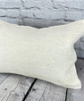 16 x 24 Hemp Pillow Turkish Cushion Natural White Pillow Cushion Cover #6175