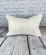 16 x 24 Hemp Pillow Turkish Cushion Natural White Pillow Cushion Cover #6174