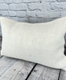 16 x 24 Hemp Pillow Turkish Cushion Natural White Pillow Cushion Cover #6173