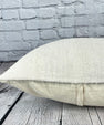 16 x 24 Hemp Pillow Turkish Cushion Natural White Pillow Cushion Cover #6173