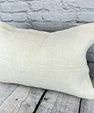16 x 24 Hemp Pillow Turkish Cushion Natural White Pillow Cushion Cover #6172