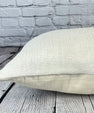 16 x 24 Hemp Pillow Turkish Cushion Natural White Pillow Cushion Cover #6172
