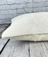 16 x 24 Hemp Pillow Turkish Cushion Natural White Pillow Cushion Cover #6168