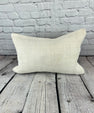 16 x 24 Hemp Pillow Turkish Cushion Natural White Pillow Cushion Cover #6198