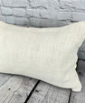 16 x 24 Hemp Pillow Turkish Cushion Natural White Pillow Cushion Cover #6199