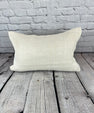 16 x 24 Hemp Pillow Turkish Cushion Natural White Pillow Cushion Cover #6157