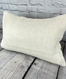 16 x 24 Hemp Pillow Turkish Cushion Natural White Pillow Cushion Cover #6157