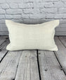 16 x 24 Hemp Pillow Turkish Cushion Natural White Pillow Cushion Cover #6176