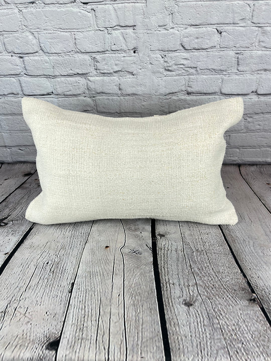 16 x 24 Hemp Pillow Turkish Cushion Natural White Pillow Cushion Cover #6176