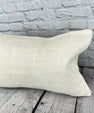 16 x 24 Hemp Pillow Turkish Cushion Natural White Pillow Cushion Cover #6156
