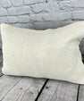 16 x 24 Hemp Pillow Turkish Cushion Natural White Pillow Cushion Cover #6078