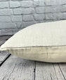 16 x 24 Hemp Pillow Turkish Cushion Natural White Pillow Cushion Cover #6078