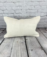 16 x 24 Hemp Pillow Turkish Cushion Natural White Pillow Cushion Cover #6077