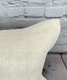 16 x 24 Hemp Pillow Turkish Cushion Natural White Pillow Cushion Cover #6077