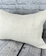 16 x 24 Hemp Pillow Turkish Cushion Natural White Pillow Cushion Cover #6076