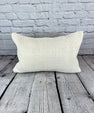 16 x 24 Hemp Pillow Turkish Cushion Natural White Pillow Cushion Cover #6072