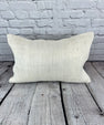 16 x 24 Hemp Pillow Turkish Cushion Natural White Pillow Cushion Cover #6071